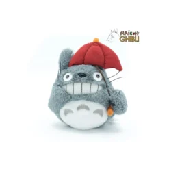 Maison Ghibli Peluche Totoro avec Parapluie Rouge - Mon Voisin Totoro