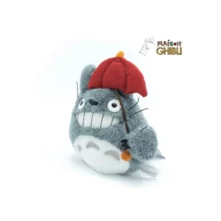 Maison Ghibli Peluche Totoro avec Parapluie Rouge - Mon Voisin Totoro