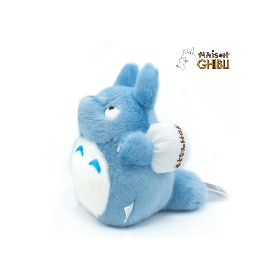 Maison Ghibli Peluche Totoro Bleu avec baluchon - Mon Voisin Totoro