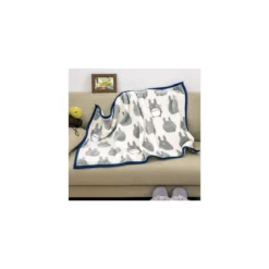 Marushin - Plaid Silhouette Totoro Gris 70x100 cm - Mon Voisin Totoro