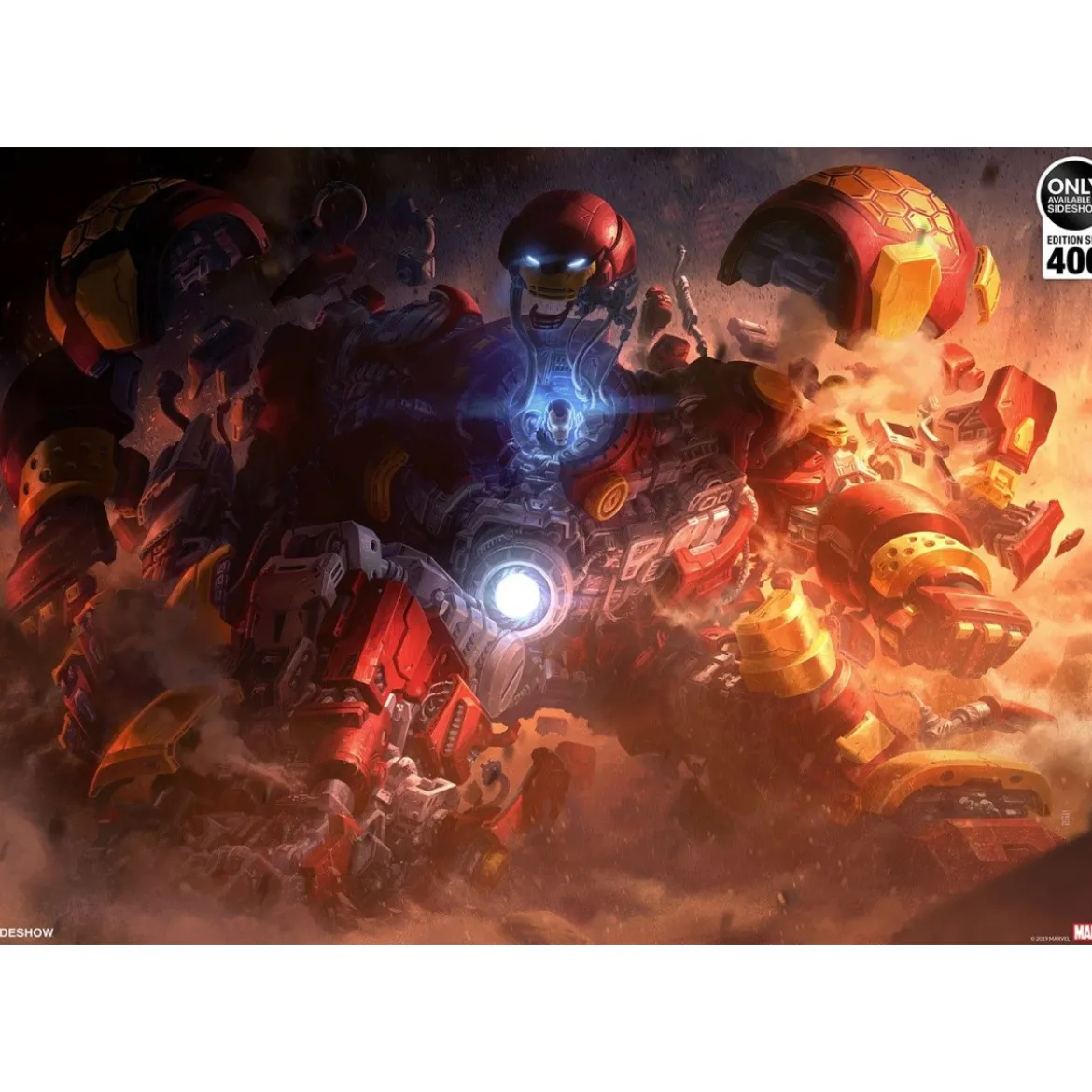 Marvel Art Print - Hulkbuster by Erwin Papa & Fabian Schlaga 46 x 61 cm - non encadrée