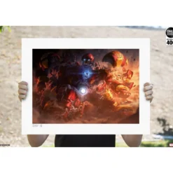 Marvel Art Print - Hulkbuster by Erwin Papa & Fabian Schlaga 46 x 61 cm - non encadrée
