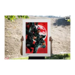 Marvel impression Art Print X-Men Wolverine vs Blade by Dave Wilkins - 46 x 61 non encadré
