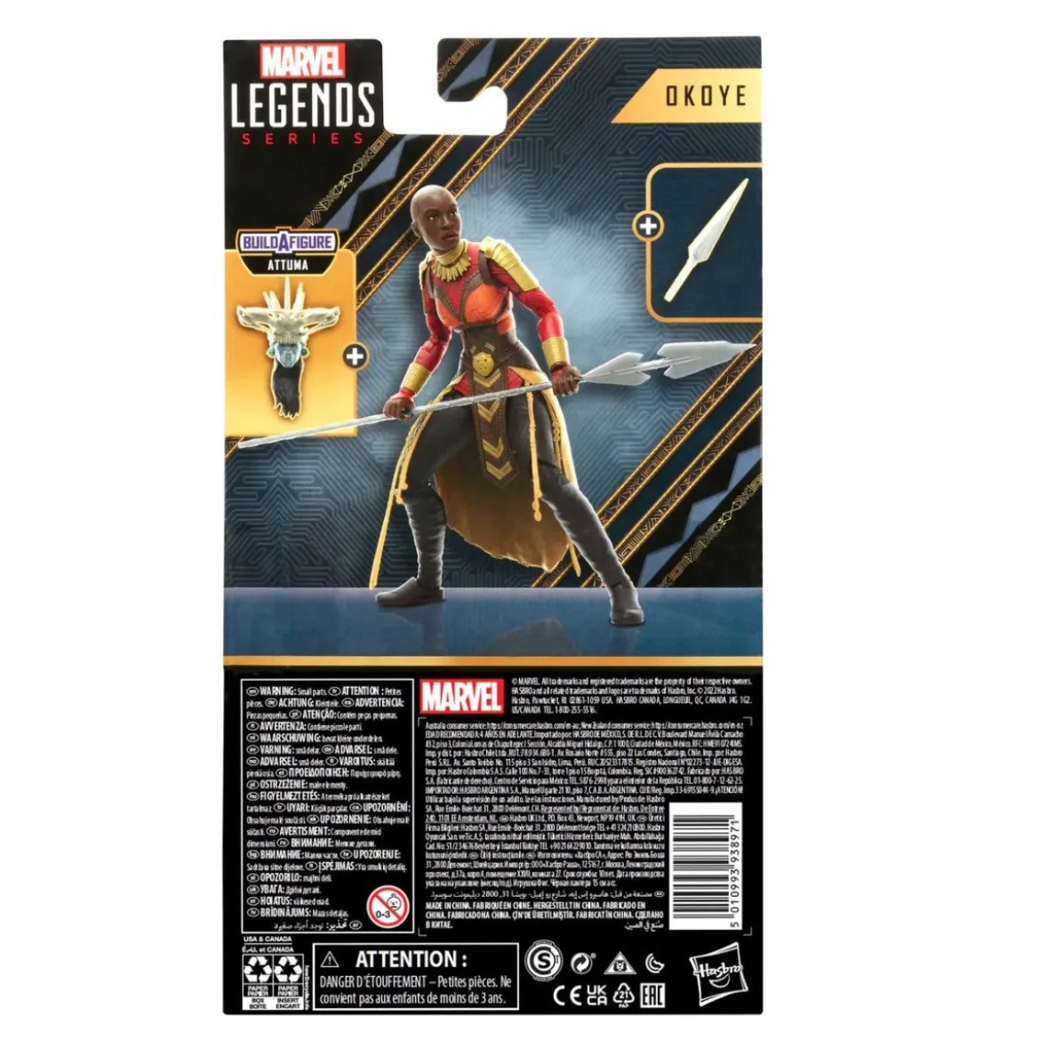 Marvel Legends - ATTUMA WAVE - Black Panther 2 Wakanda Forever - serie de 6 figurines