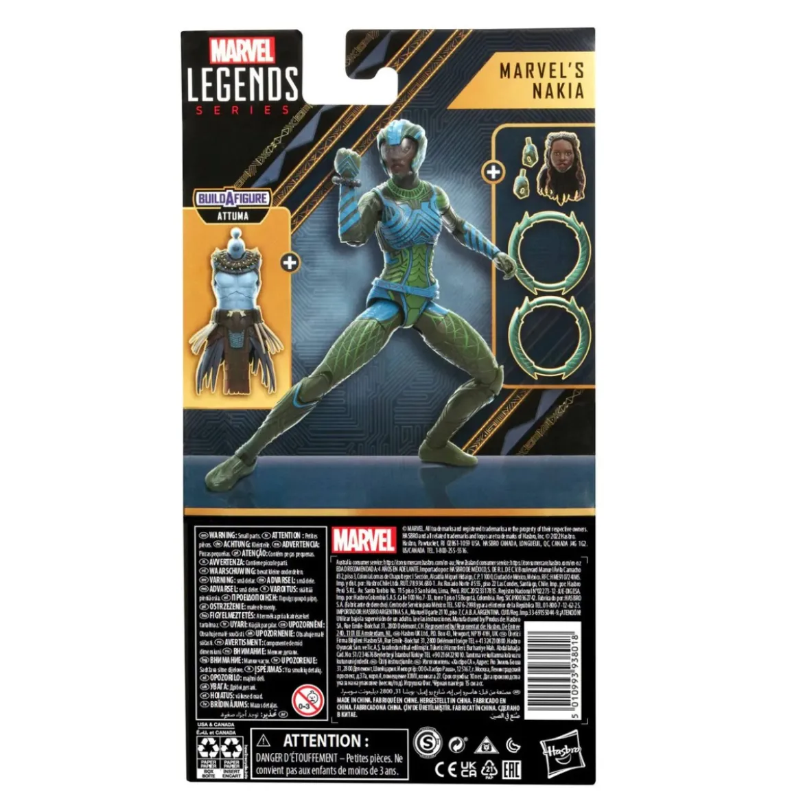 Marvel Legends - ATTUMA WAVE - Black Panther 2 Wakanda Forever - serie de 6 figurines