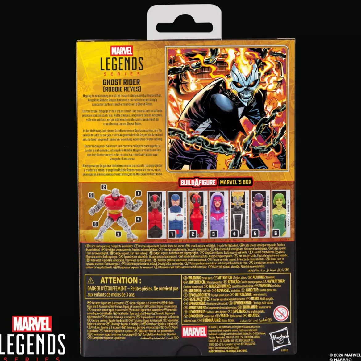 Marvel Legends - Ghost Rider (Robbie Reyes) - Box BAF