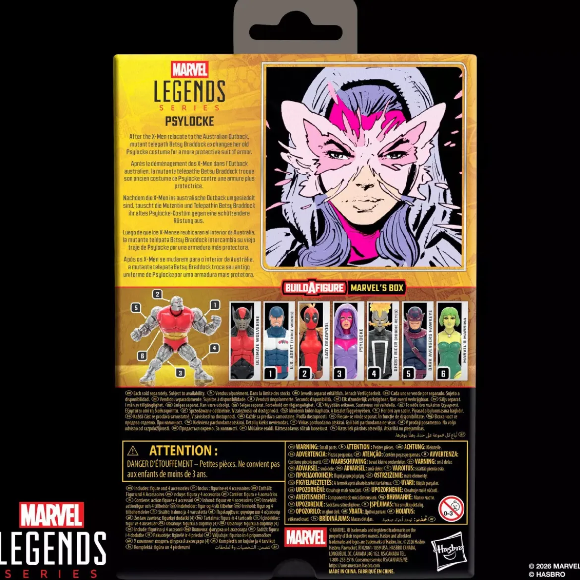 Marvel Legends - Psylocke (Outback Era) - Box BAF