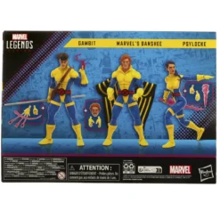Marvel Legends Series - BANSHEE, GAMBIT & PSYLOCKE Jim Lee Uniform - The Uncanny X-Men 3 Pack