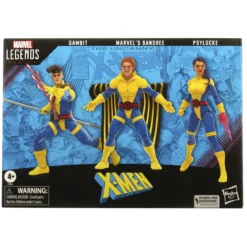 Marvel Legends Series - BANSHEE, GAMBIT & PSYLOCKE Jim Lee Uniform - The Uncanny X-Men 3 Pack