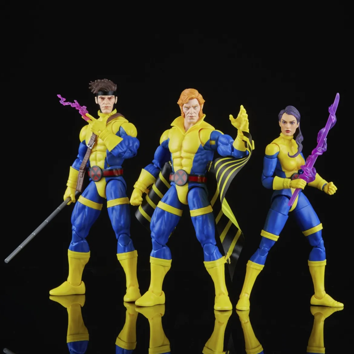 Marvel Legends Series - BANSHEE, GAMBIT & PSYLOCKE Jim Lee Uniform - The Uncanny X-Men 3 Pack