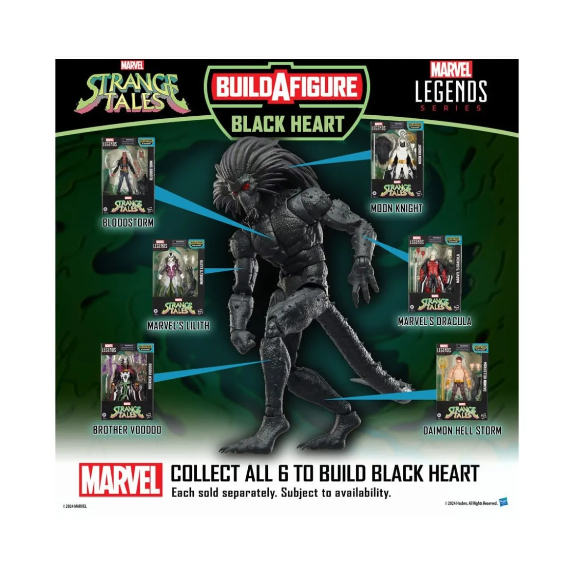 Marvel Legends Strange Tales - Brother Voodoo - Blackheart BAF