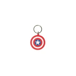 Marvel - Porte-clés en caoutchouc Bouclier Captain America