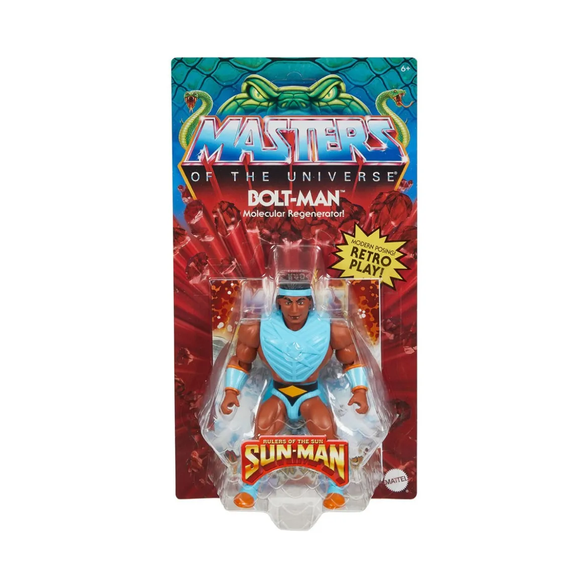 Masters of the Universe ORIGINS - BOLT-MAN - SUN MAN RULERS OF THE SUN