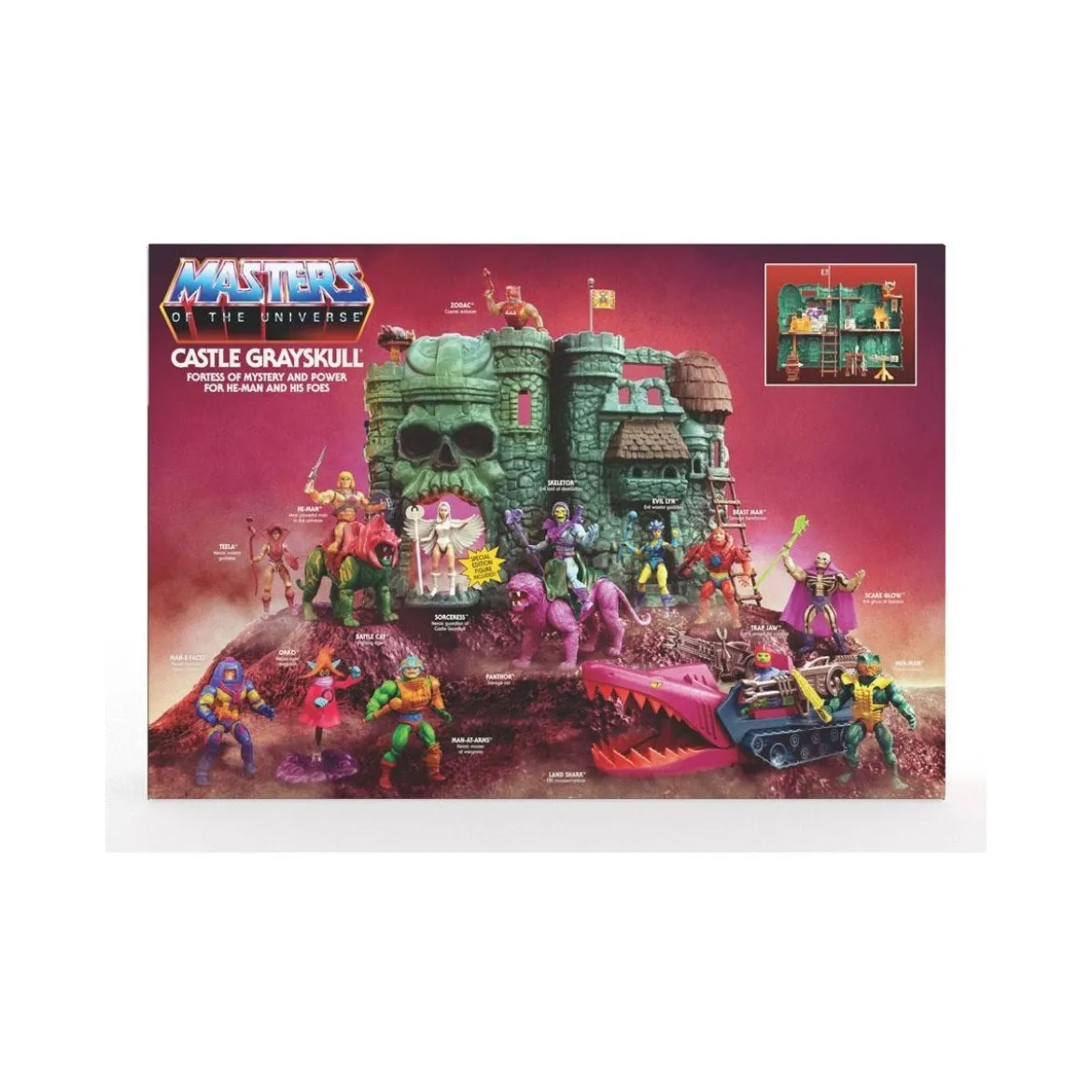 Masters of the Universe ORIGINS - Castle Grayskull - Le Chateau des Ombres