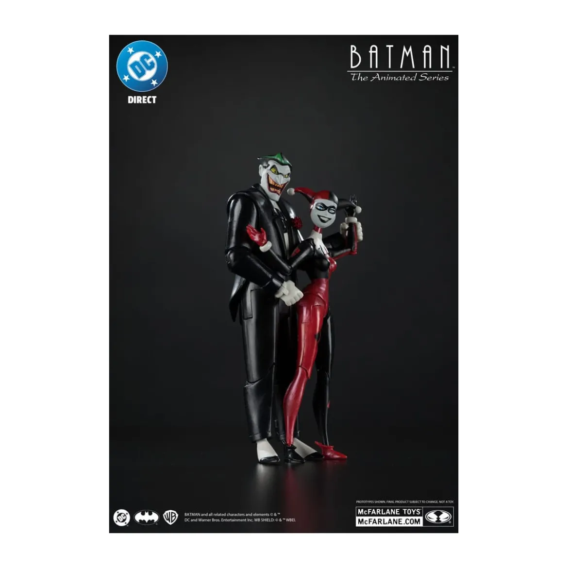 Mc Farlane DC Direct - Harley Quinn & The Joker (Mad Love) (Gold Label) - Batman: The Animated Series 1992