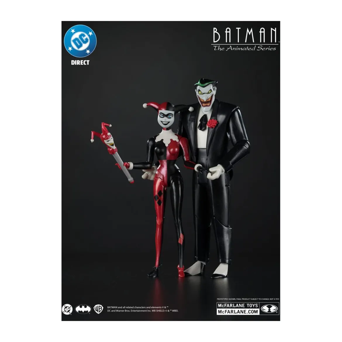 Mc Farlane DC Direct - Harley Quinn & The Joker (Mad Love) (Gold Label) - Batman: The Animated Series 1992