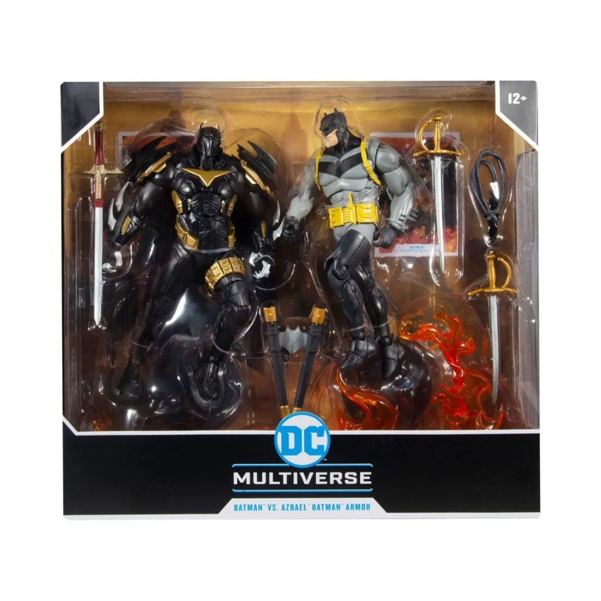Mc Farlane - DC Multiverse - Batman vs Azrael Batman Armor - Multipack White Knight 1/12