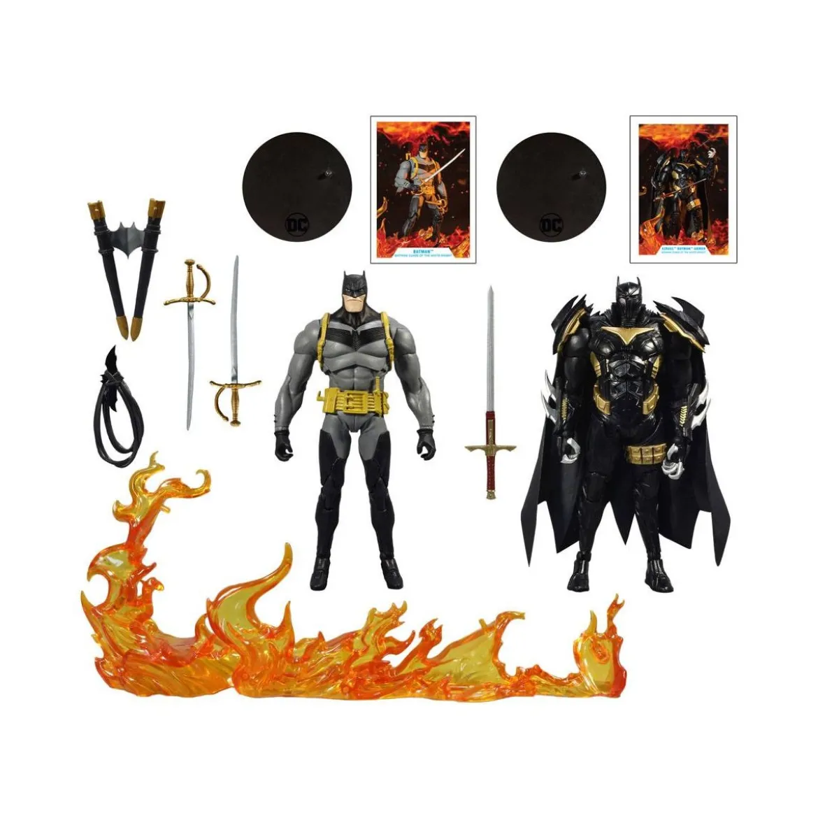 Mc Farlane - DC Multiverse - Batman vs Azrael Batman Armor - Multipack White Knight 1/12