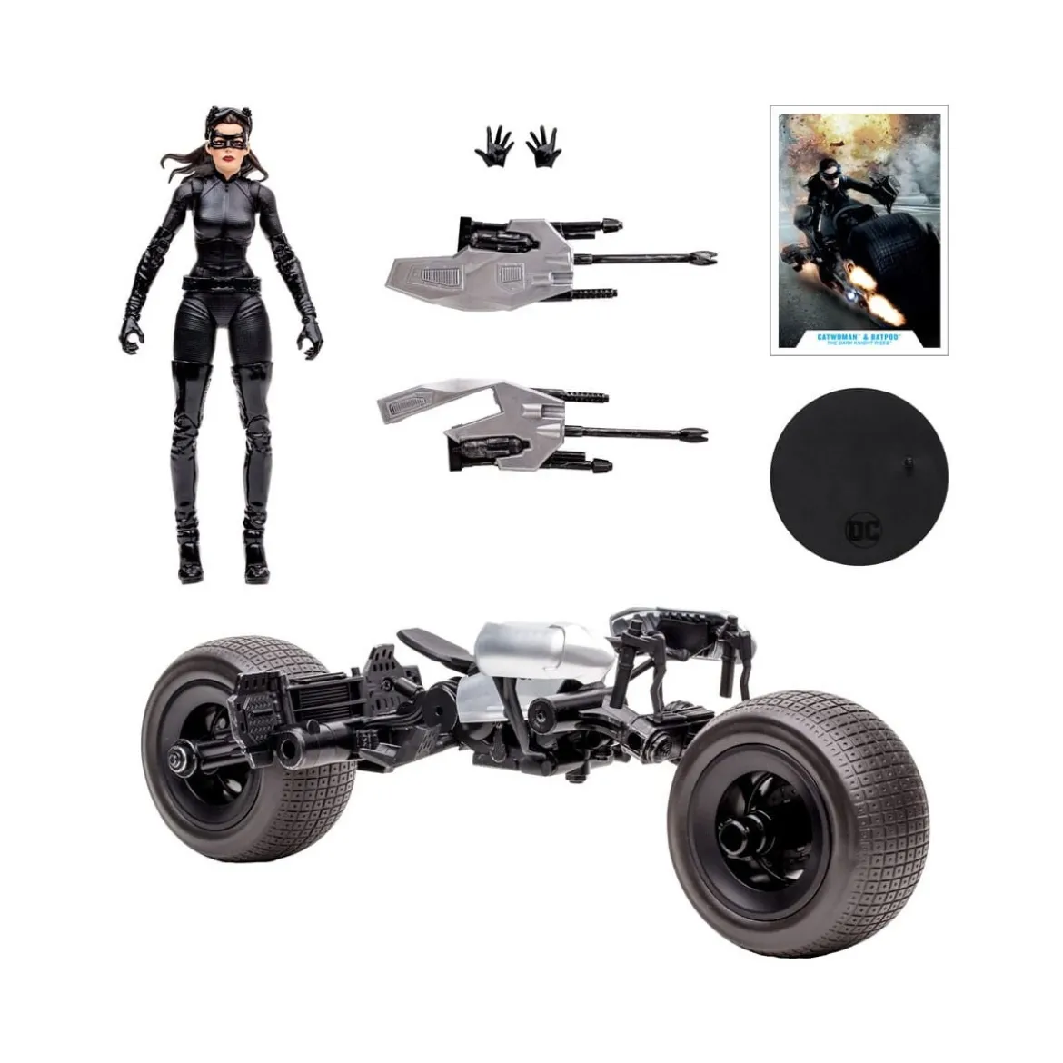 Mc Farlane - DC Multiverse - Batpod with Catwoman 1/12 (The Dark Knight Rise)