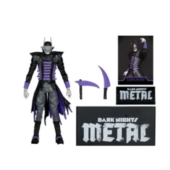 Mc Farlane DC Multiverse - Dark Nights : Metal - The Batman Who Laughs (B&W with accent) Gold Label