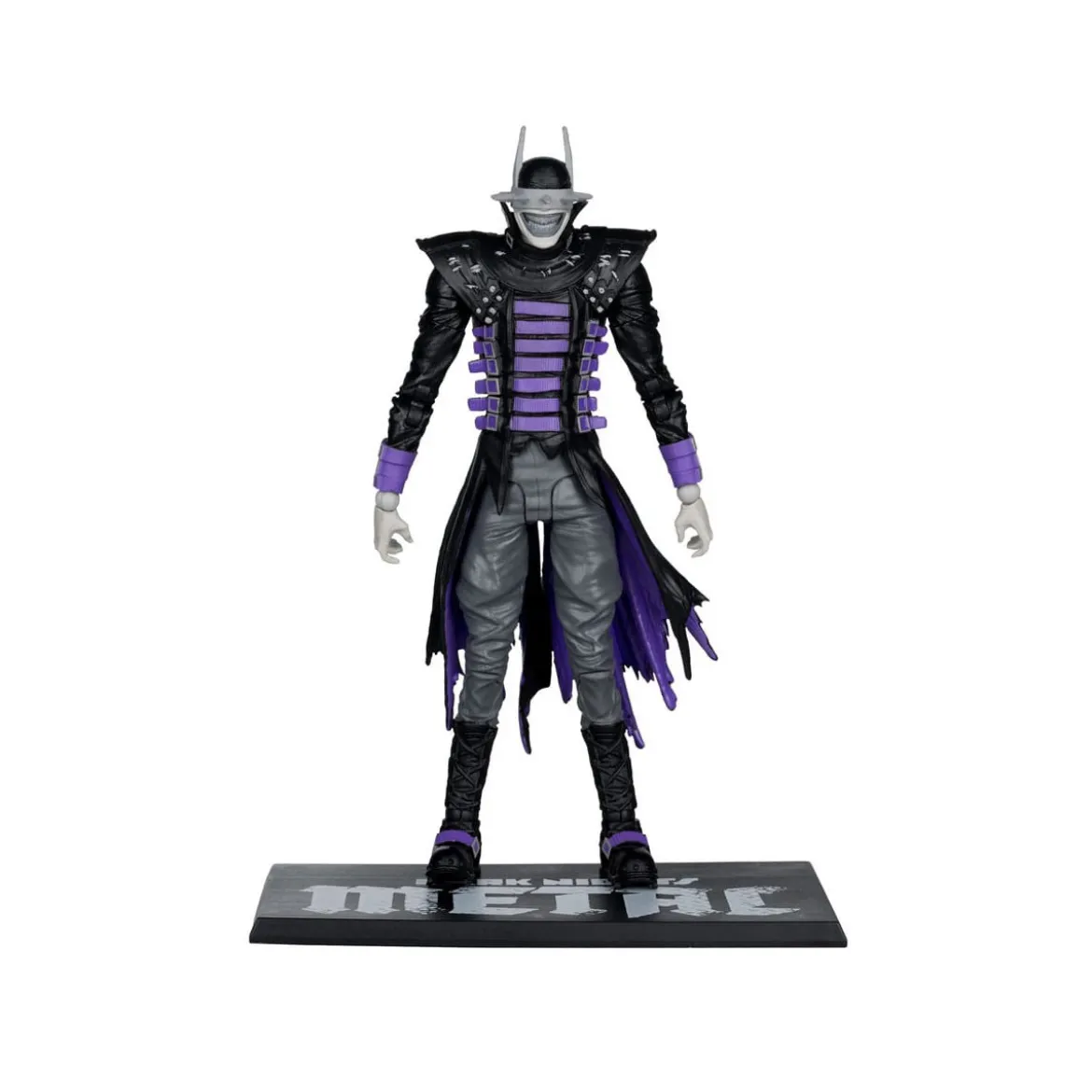 Mc Farlane DC Multiverse - Dark Nights : Metal - The Batman Who Laughs (B&W with accent) Gold Label
