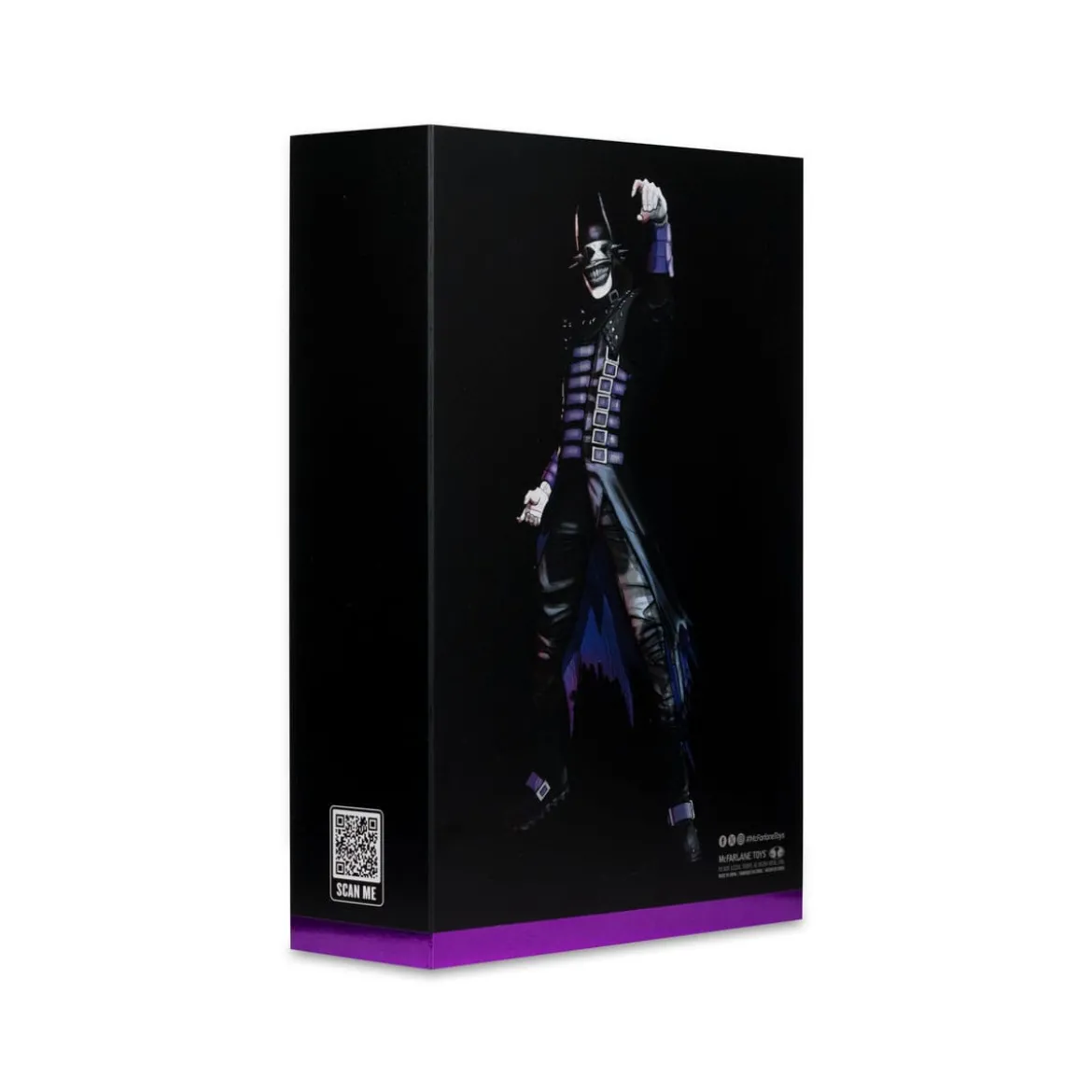 Mc Farlane DC Multiverse - Dark Nights : Metal - The Batman Who Laughs (B&W with accent) Gold Label