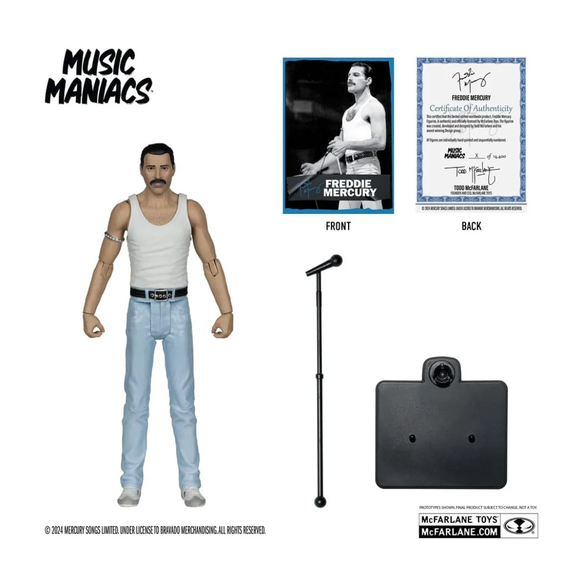 Mc Farlane - Freddie Mercury - Music Maniacs Rock