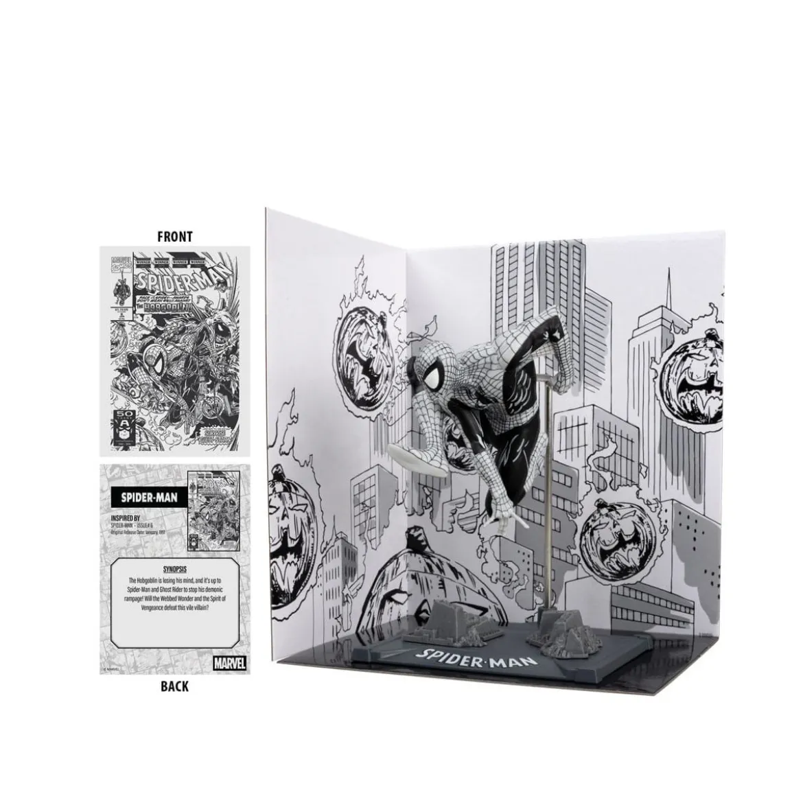 Mc Farlane - Marvel Line Art - Spider-Man 6 statuette 1/10 Gold Label