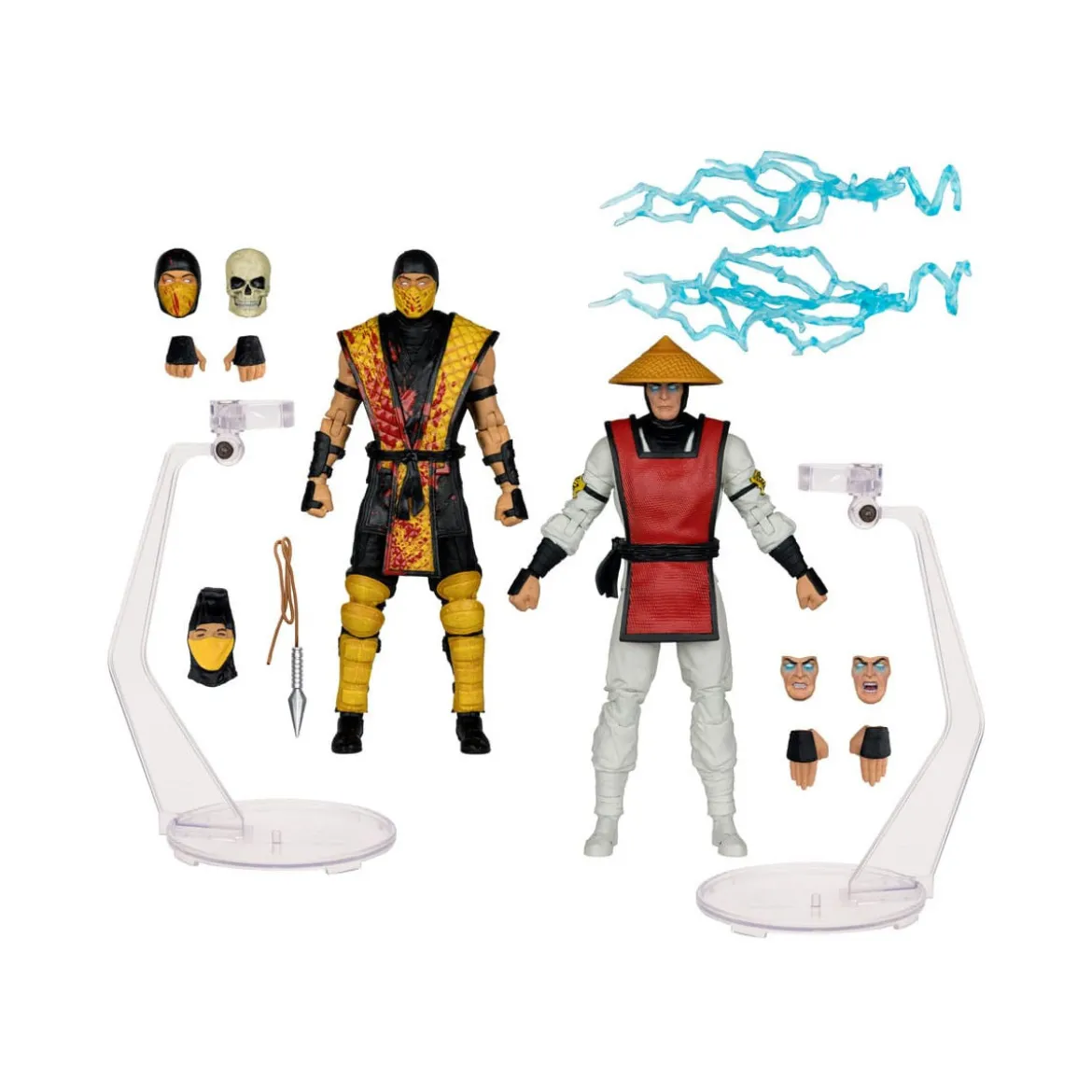 Mc Farlane - Mortal Kombat Klassics - Scorpion vs. Raiden 2-Pack 1/12