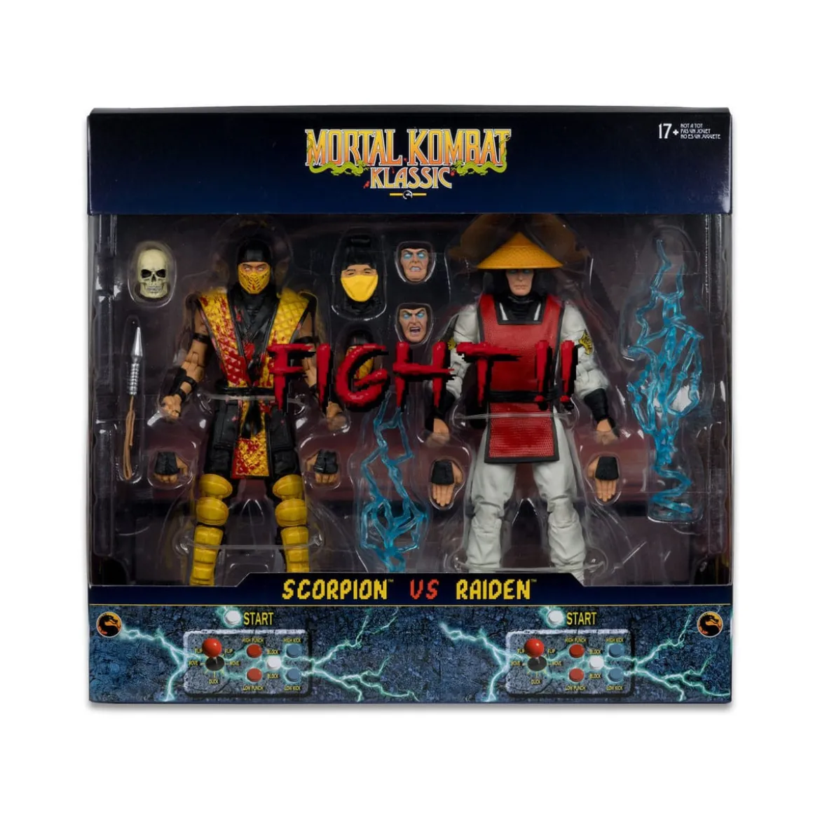 Mc Farlane - Mortal Kombat Klassics - Scorpion vs. Raiden 2-Pack 1/12