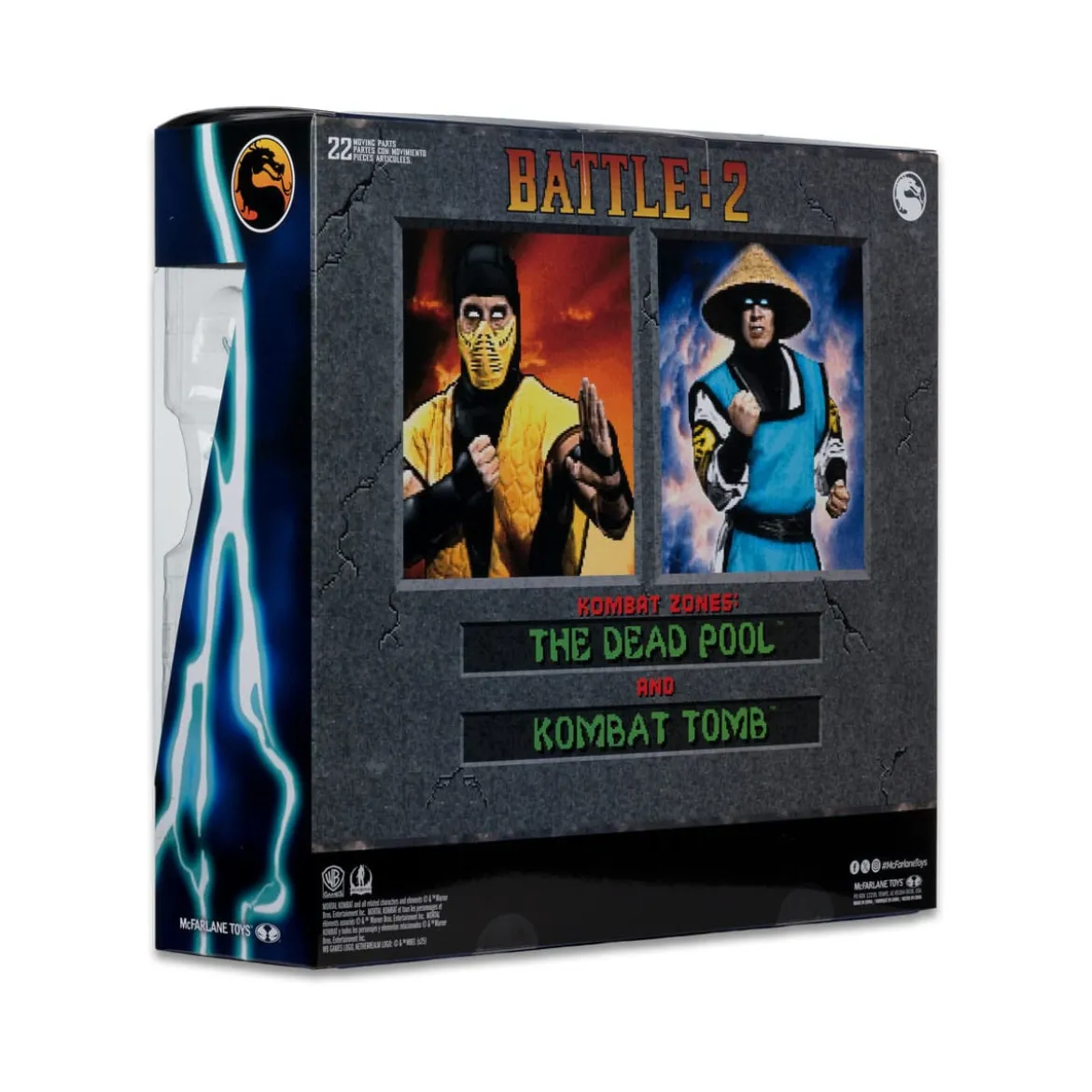 Mc Farlane - Mortal Kombat Klassics - Scorpion vs. Raiden 2-Pack 1/12