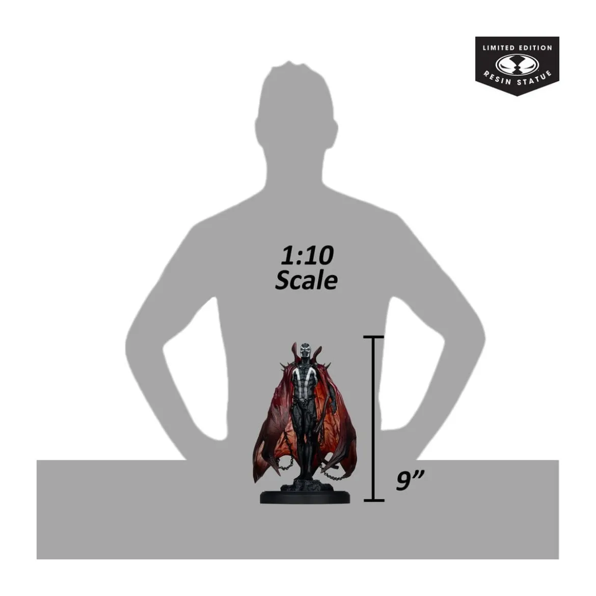 McFarlane - Spawn Black White & Red All Over statue 1/10 by Pupeteer Lee