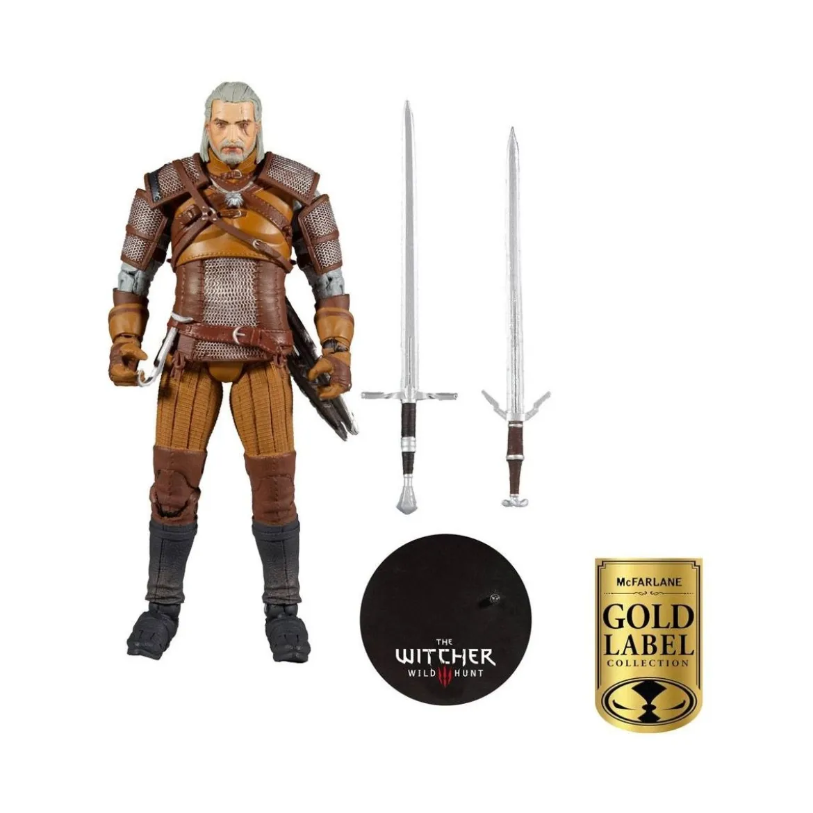 Mc Farlane - The Witcher - Geralt 1/12 - Gold Label