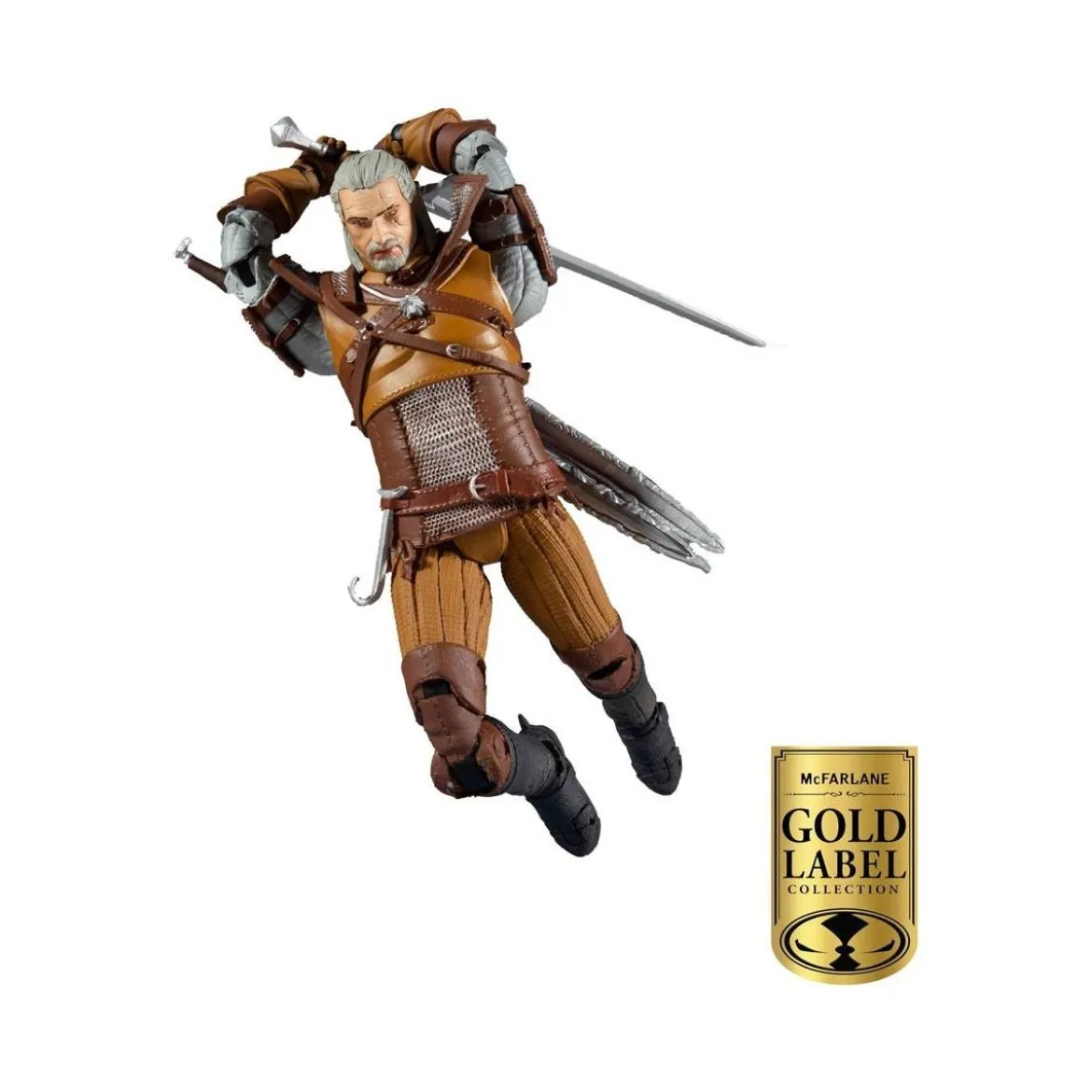 Mc Farlane - The Witcher - Geralt 1/12 - Gold Label