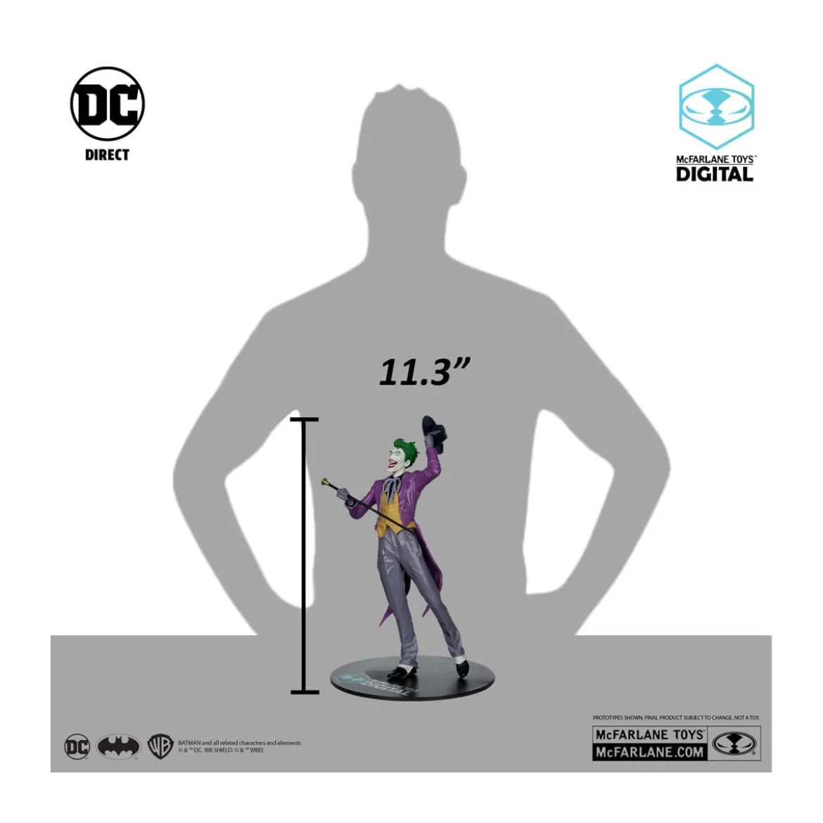 Mc Farlane Toys Digital DC Direct - The Joker by Jason Fabok PVC 1/6