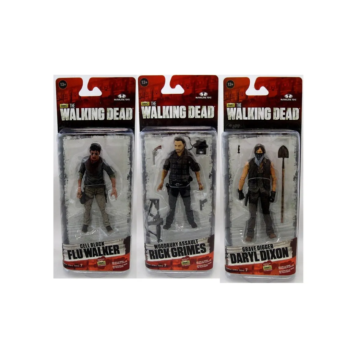 McFarlane Walking Dead TV Serie 7.5 - Set Complet
