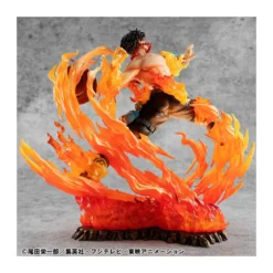 Megahouse One Piece Portrait Of Pirates - P.O.P. NEO-MAXIMUM Portgas D. Ace 15th Anniversary Super Limited Reprint Ver.
