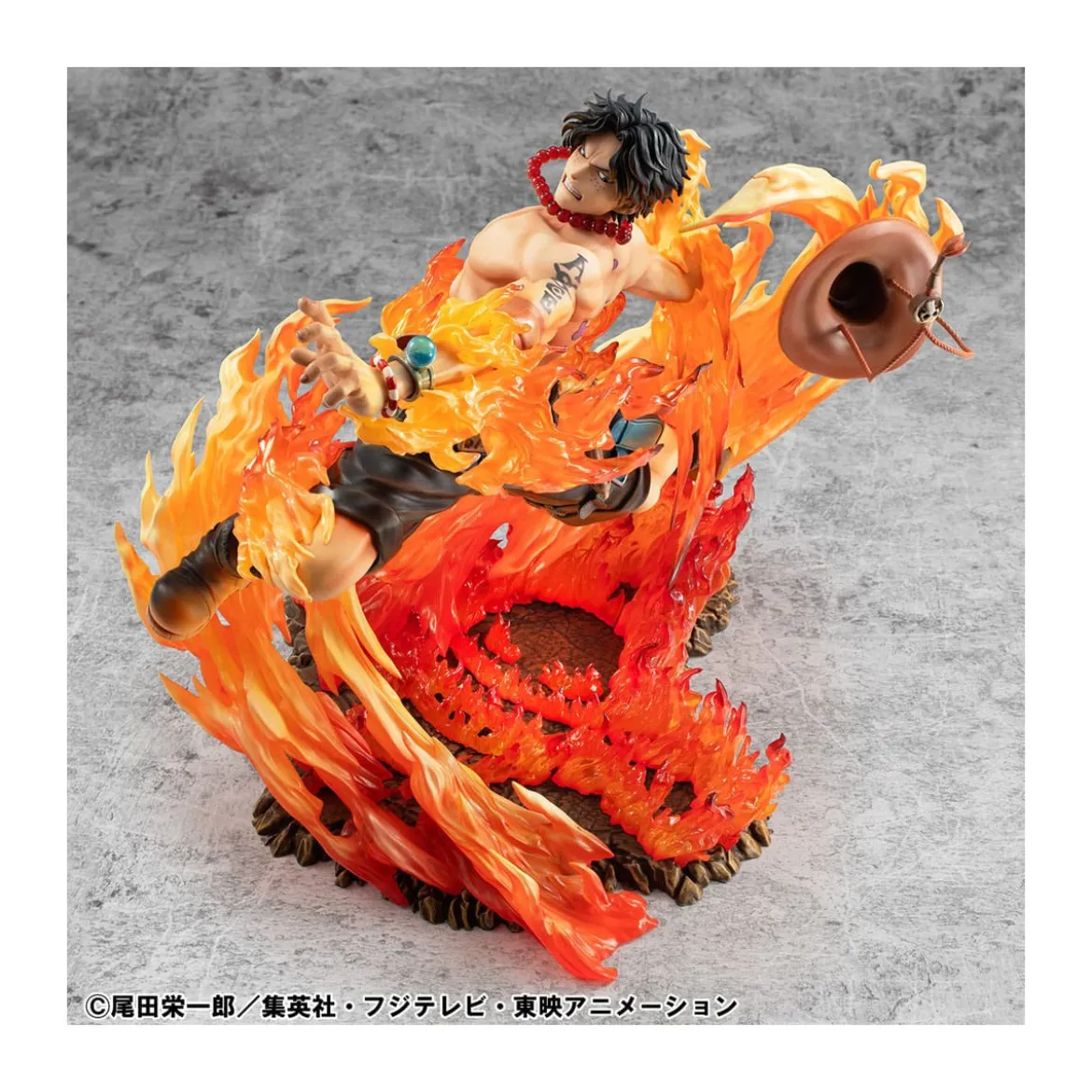 Megahouse One Piece Portrait Of Pirates - P.O.P. NEO-MAXIMUM Portgas D. Ace 15th Anniversary Super Limited Reprint Ver.