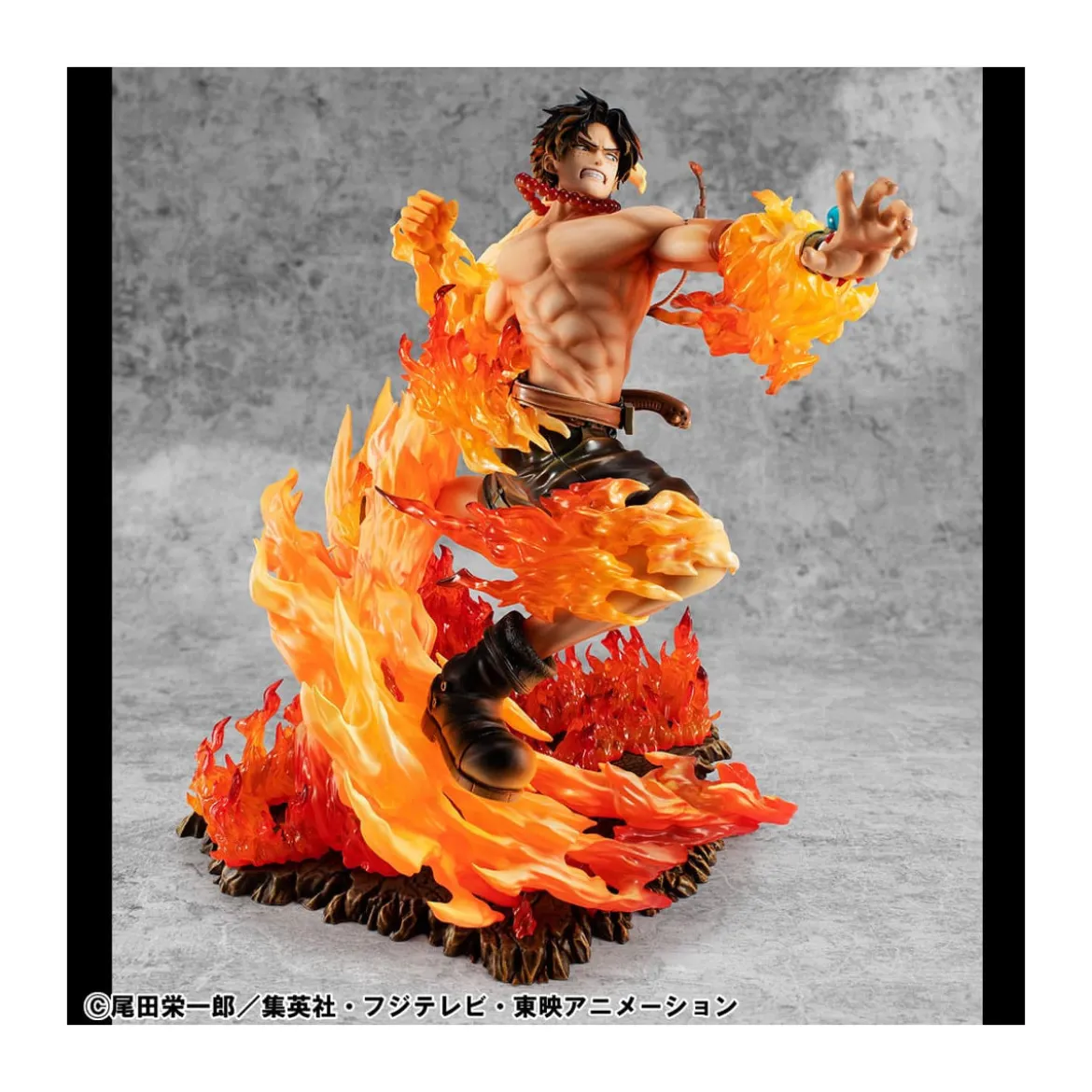 Megahouse One Piece Portrait Of Pirates - P.O.P. NEO-MAXIMUM Portgas D. Ace 15th Anniversary Super Limited Reprint Ver.