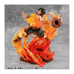 Megahouse One Piece Portrait Of Pirates - P.O.P. NEO-MAXIMUM Portgas D. Ace 15th Anniversary Super Limited Reprint Ver.