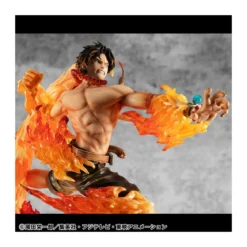 Megahouse One Piece Portrait Of Pirates - P.O.P. NEO-MAXIMUM Portgas D. Ace 15th Anniversary Super Limited Reprint Ver.