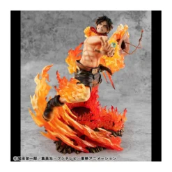 Megahouse One Piece Portrait Of Pirates - P.O.P. NEO-MAXIMUM Portgas D. Ace 15th Anniversary Super Limited Reprint Ver.