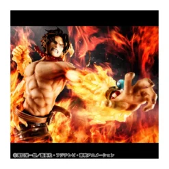 Megahouse One Piece Portrait Of Pirates - P.O.P. NEO-MAXIMUM Portgas D. Ace 15th Anniversary Super Limited Reprint Ver.