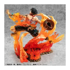 Megahouse One Piece Portrait Of Pirates - P.O.P. NEO-MAXIMUM Portgas D. Ace 15th Anniversary Super Limited Reprint Ver.