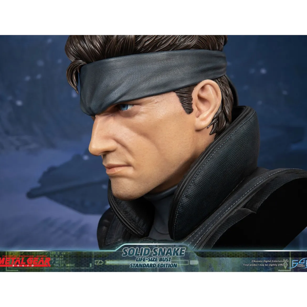 Metal Gear Solid - Buste Solid Snake Life Size - First 4 Figures