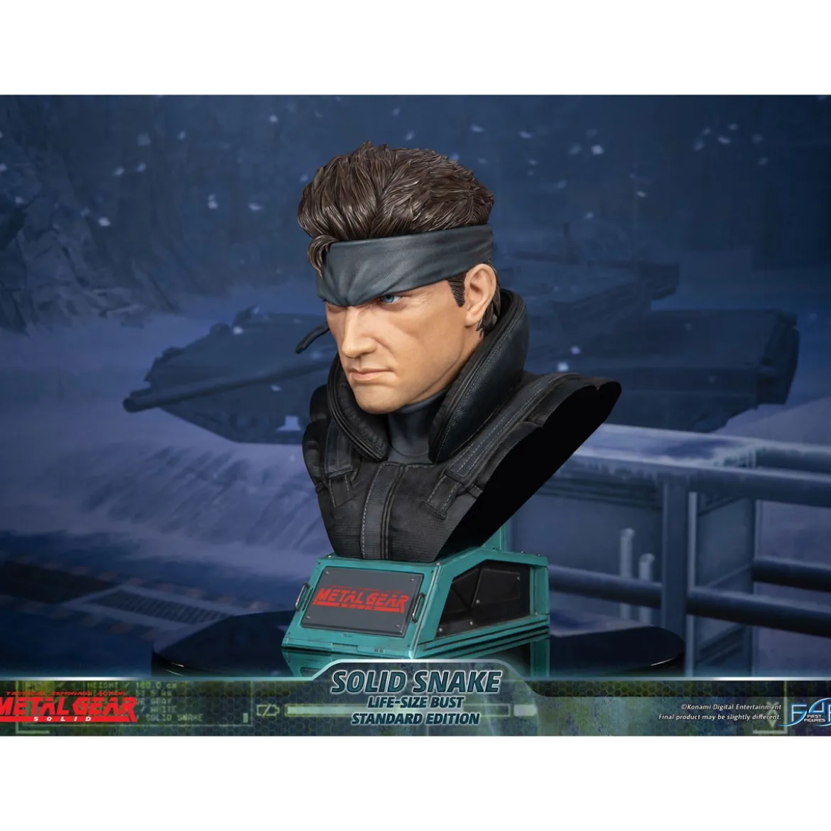 Metal Gear Solid - Buste Solid Snake Life Size - First 4 Figures