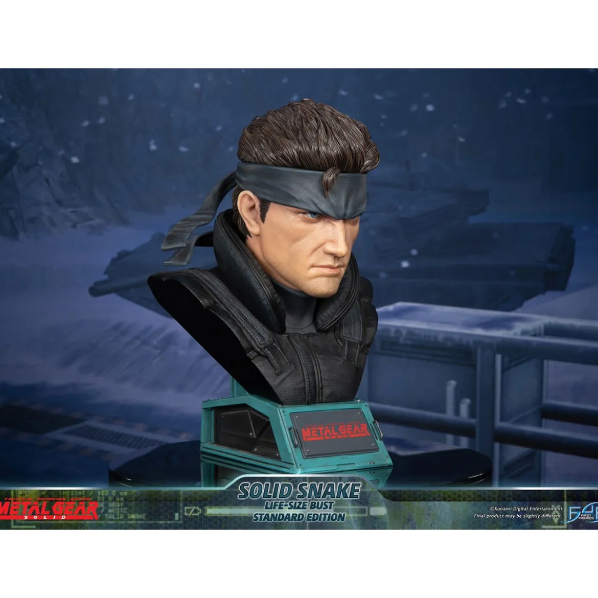 Metal Gear Solid - Buste Solid Snake Life Size - First 4 Figures