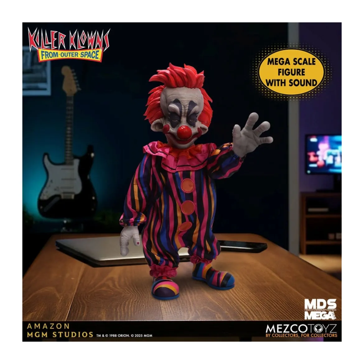 Mezco - Les Clowns tueurs venus d'ailleurs - Mega Scale RUDY - Mega Designer Series Killer Klowns from Outer Space