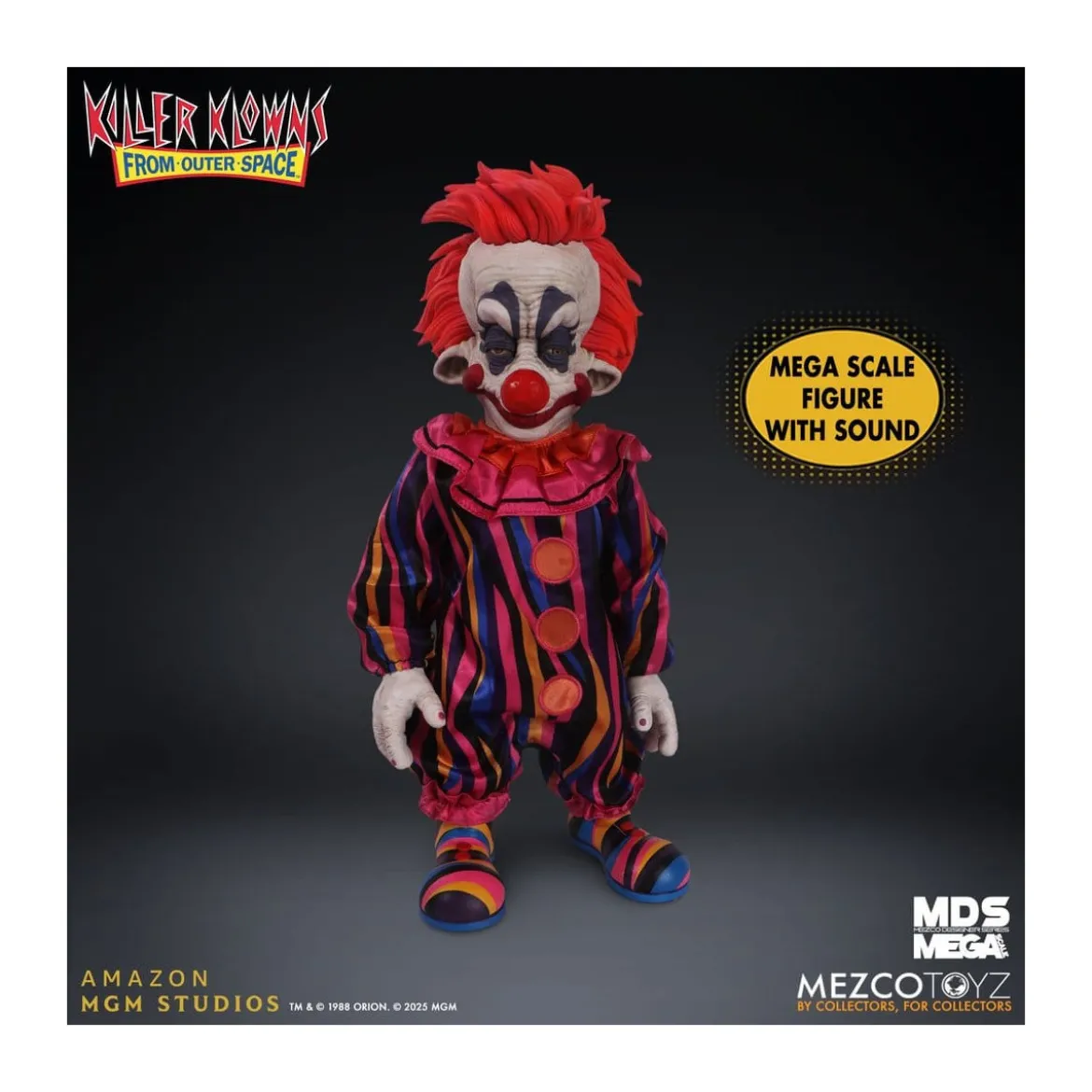 Mezco - Les Clowns tueurs venus d'ailleurs - Mega Scale RUDY - Mega Designer Series Killer Klowns from Outer Space