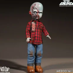 Mezco Living dead dolls Dawn Of the dead Plaid Shirt Zombie